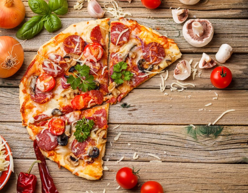Pizza - digitaal menu